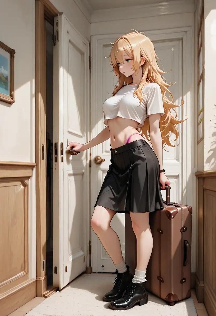 AI art "New futa roommate pt.1"