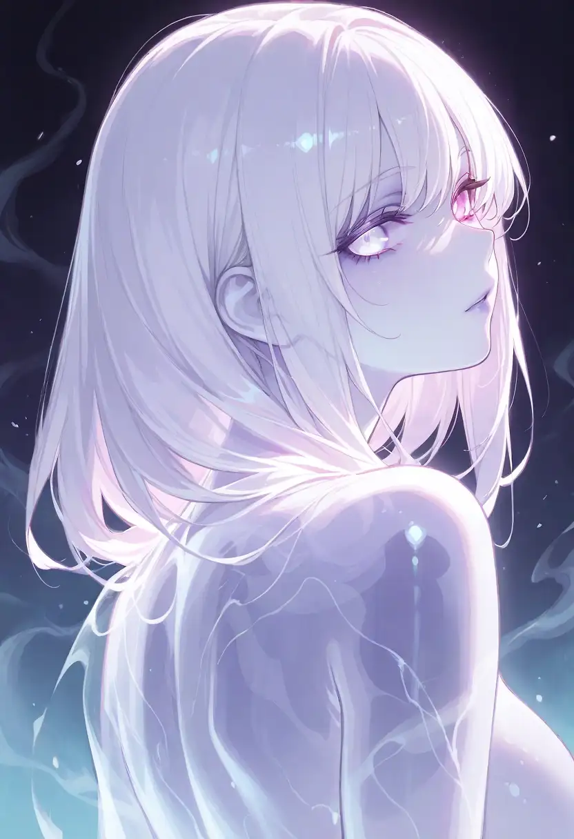 AI art "Spectral girl"