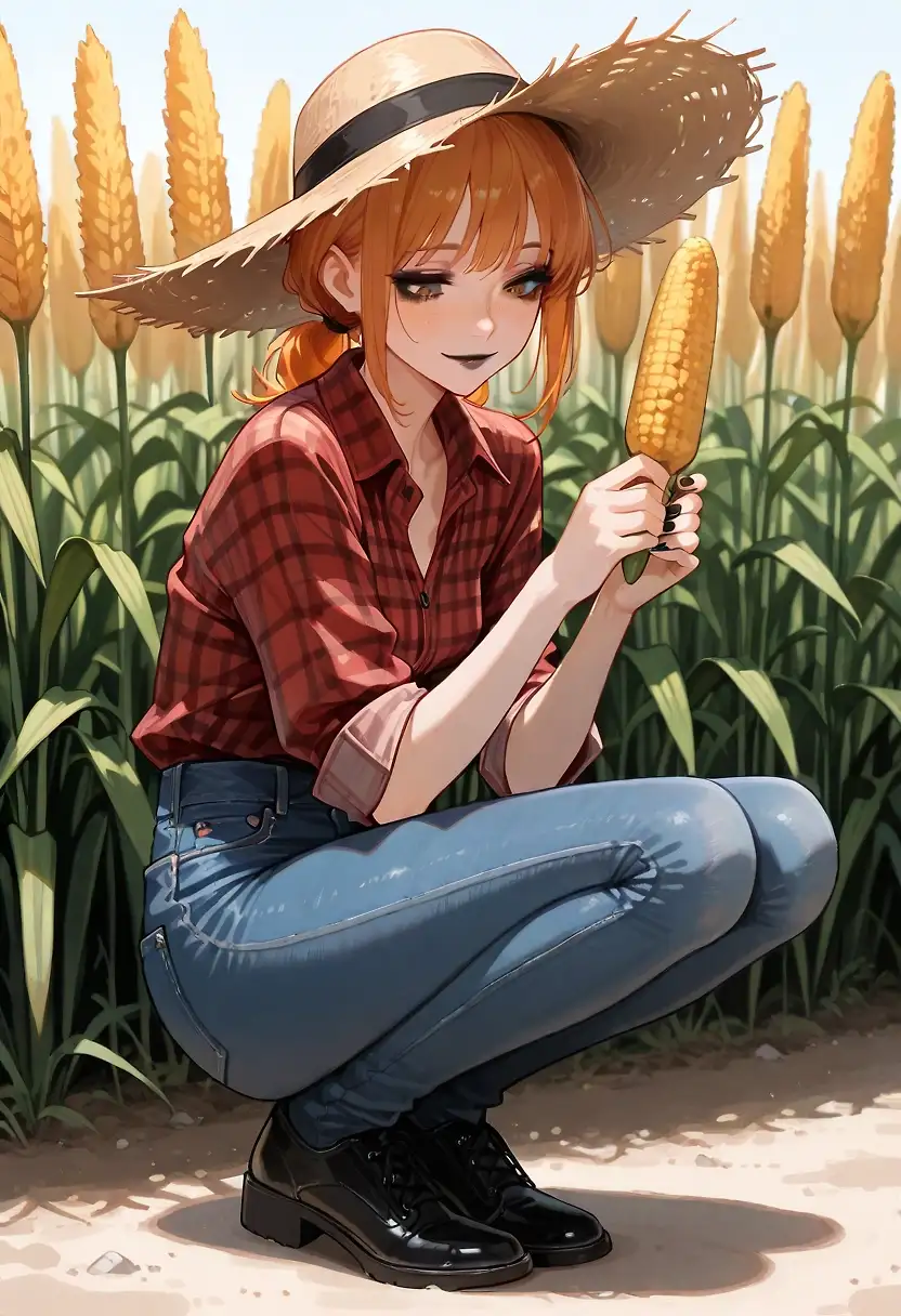 AI art "Training a Scarecrow"