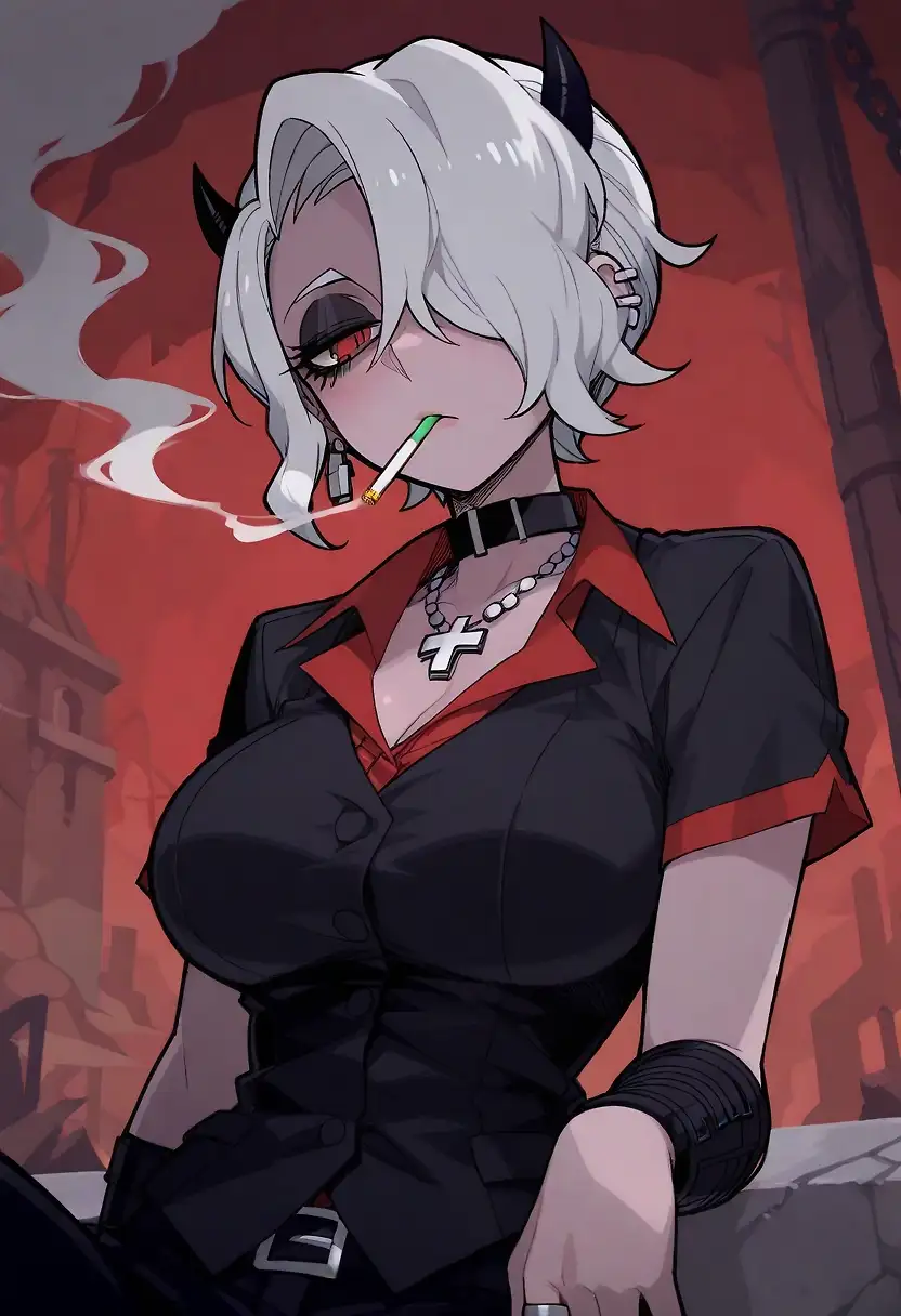 AI art "zdrada helltaker"