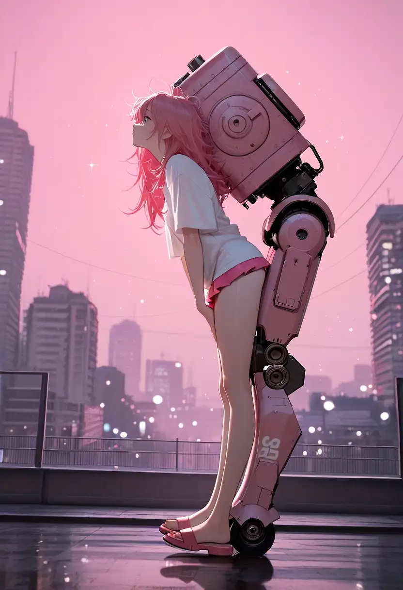 AI art 'Mech girl'