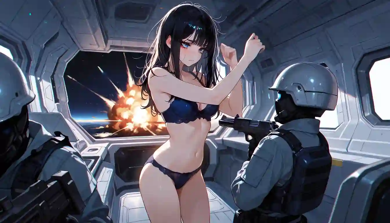 AI art "In space, no one can hear you scream Ep.2"