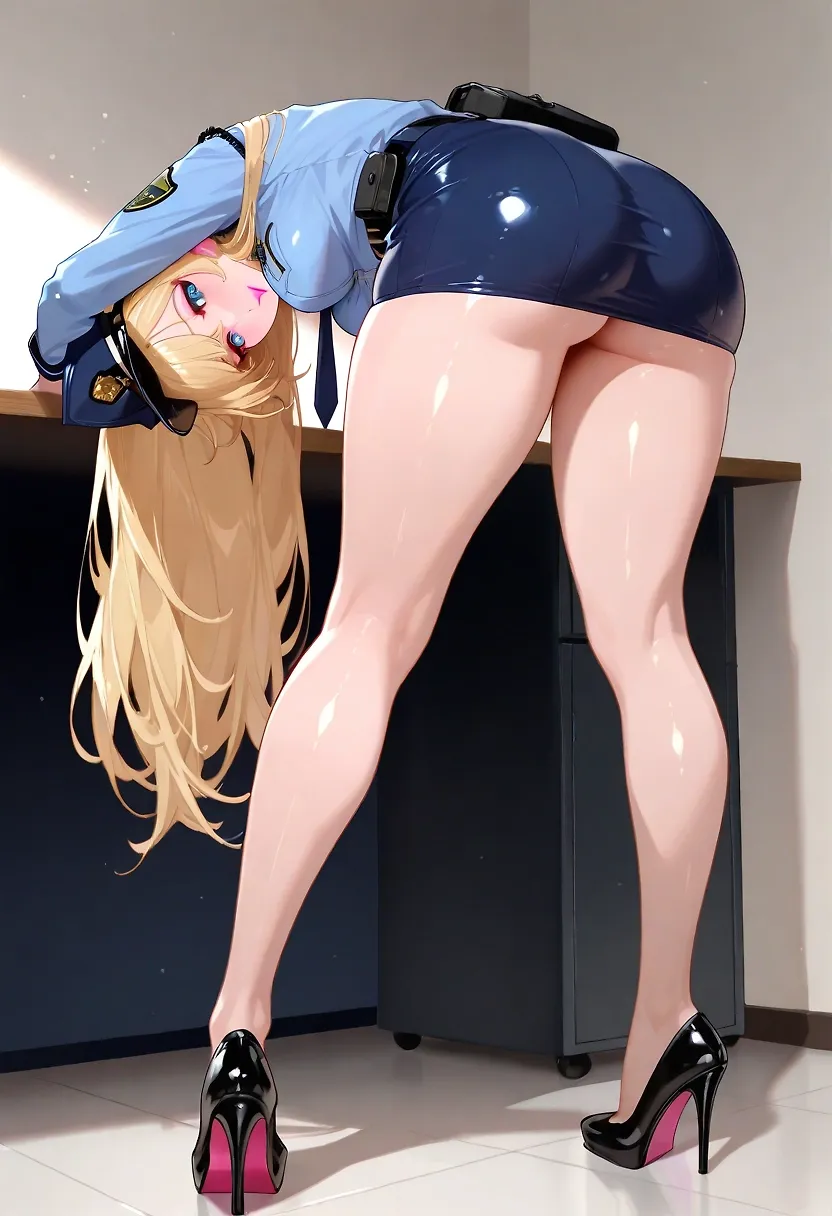Officer blonde