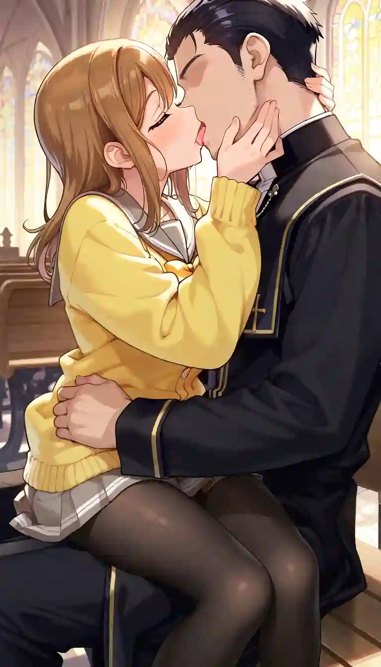 AI art "After choir practice"