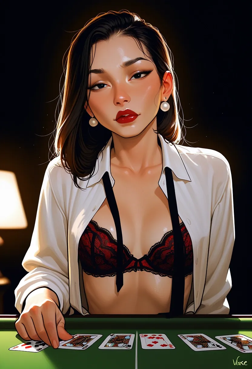 Annie's white shirt