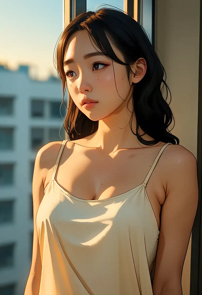 AI art 'By the window'