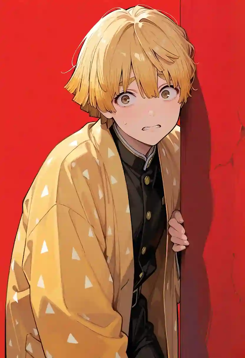 AI art 'DemonSlayer BloodMoon Arc Zenitsu and extra' with user description 'From the Castle, Zenitsu witnesses the incident that happened to Tanjiro and he straight bails, trips and is out cold.
Nezuko rushed to his and returns Zenitsu to the closest DemonSlayer corp town.
random redo's of previous generations with a different model'