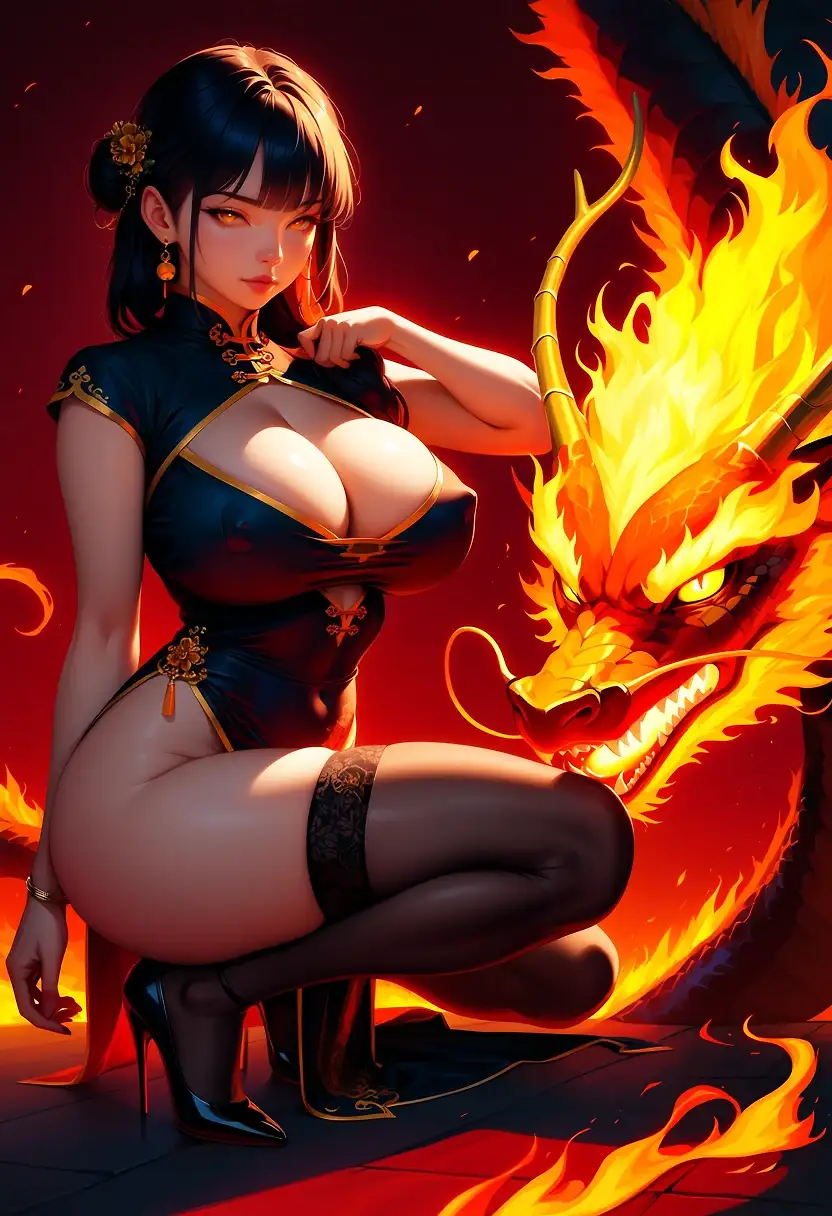 AI art 'Dragon Tamer 6'