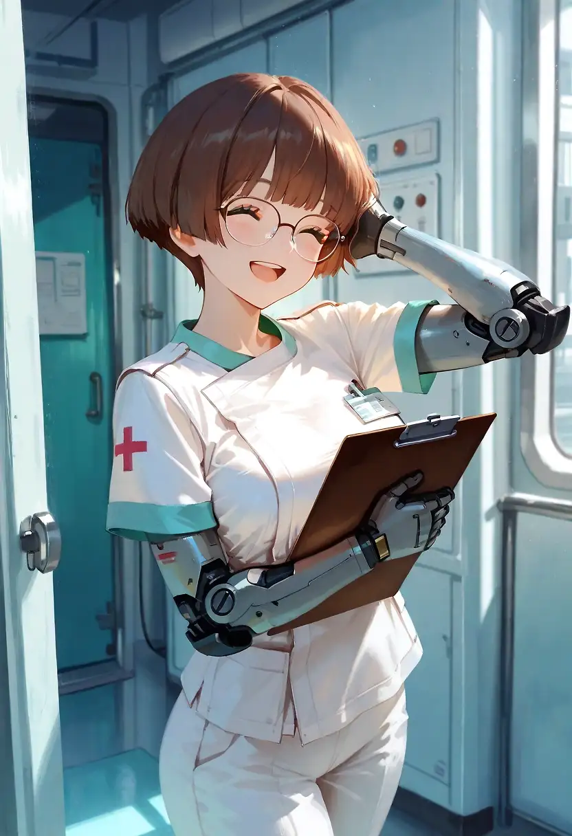 AI art 'Kuudere Challenge with Akiko' with user description 'I want to show all a little how Akiko s days are 😁 

#1. Akiko is a nurse with heart and soul. She loves her job even because she is hypersexual. 

#2. Mega Tokyo is her place to live and she loves to go Shopping after her shift. Even the hostipal in Not far from her Apartment.

#3. Her Friends mean everything to her and she take Care of all of them. But something she Love to prank them.

#4. The Rest of her she goes to the beach.

#5. She loves Curry rice and at nist she loves to share IT with her Friends.

#6-8. Because of her hypersexual nature she's masturbating multiple times per day if she can't find someone who give her a fuck. Male, female or something else... That makes no difference to her.

#9. She dreams since she met Hana to do it with her. But she knows that she is out of reach... But in her dreams 🤫

@zerogroupe21 @doggomage @thoughtzi @octavian @heihund @cef_ultra @warmicestudios @parda @bad77 @barry915 @cro_bo @artfx85 @smut317 @terror2  @reptorn @goobygubby @azariel @a_casual_prompter @zesoul @usagi77'