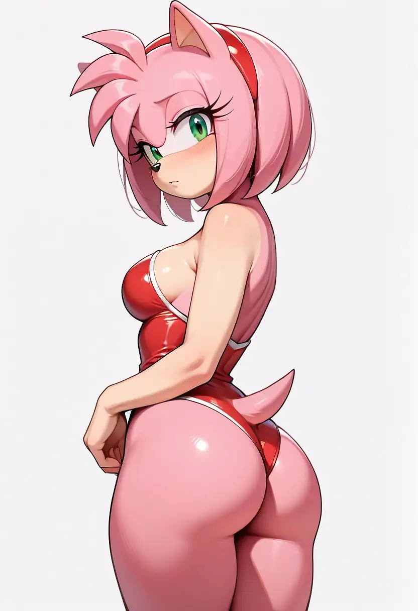 AI art "Amy Rose!"