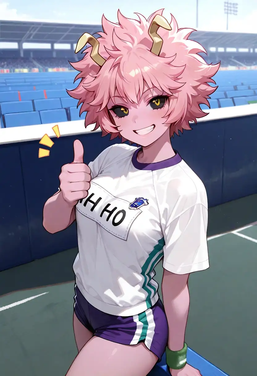 AI art "BNHA Affair Series: Ashido Mina"