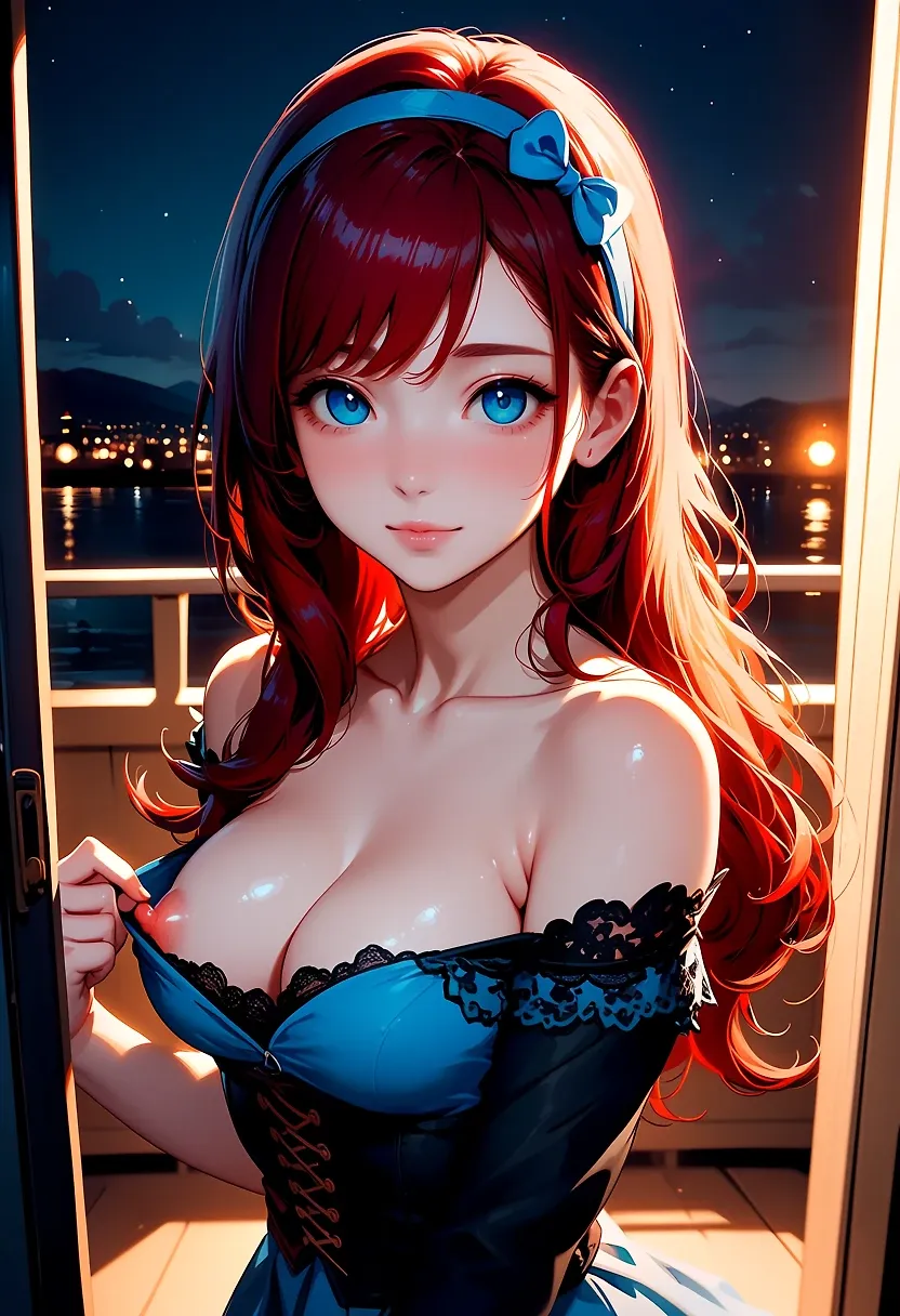Red M slip