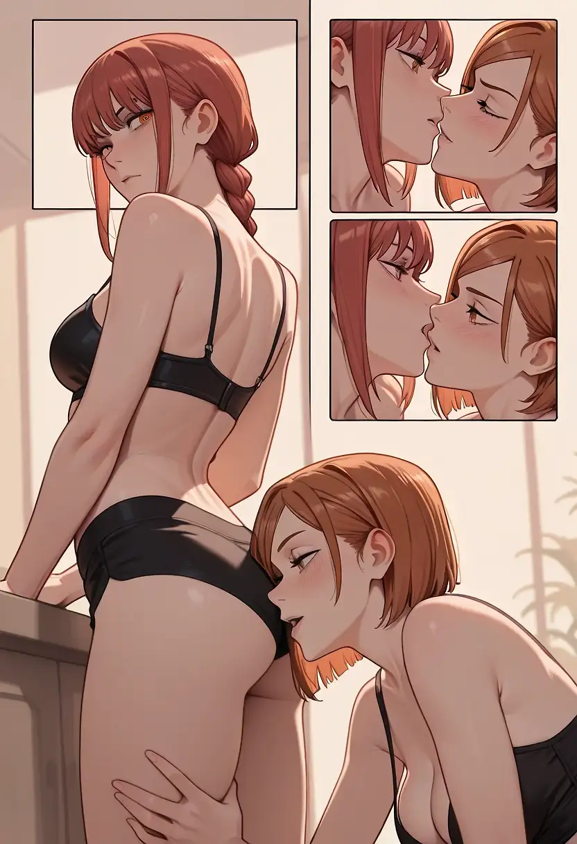 AI art "Makima x nobara"