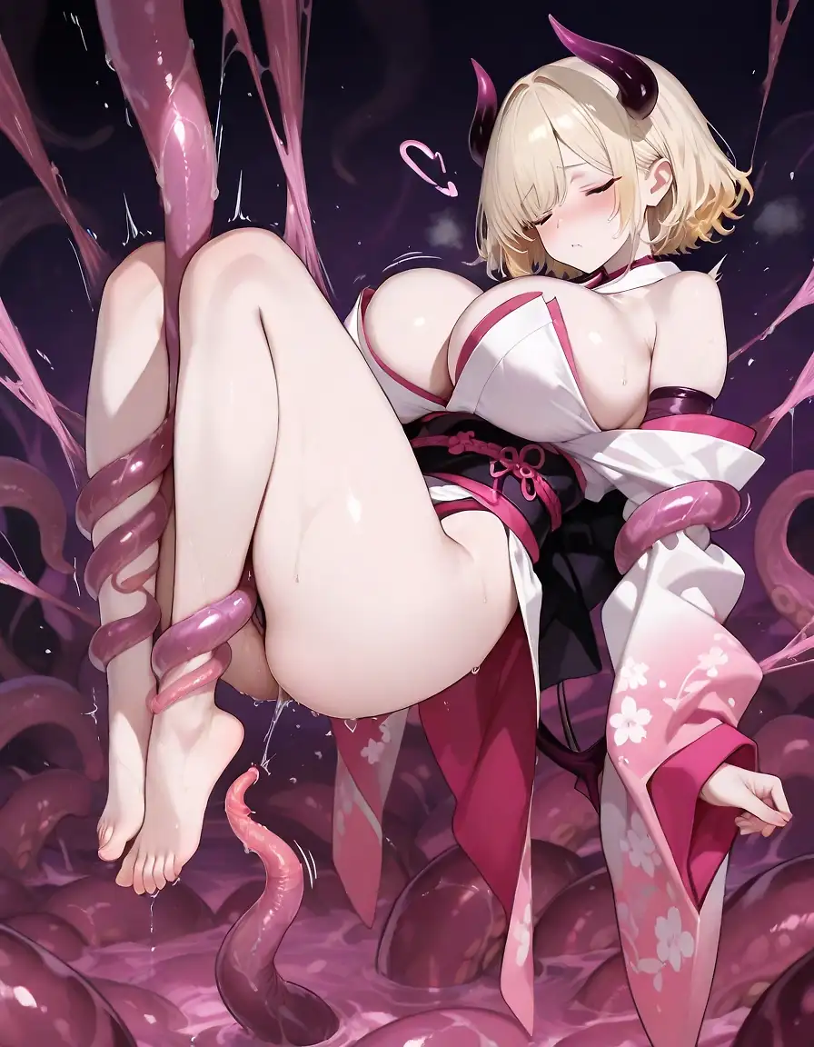 AI art 'Marrenna hanging around.' with user description 'She looks so peaceful'