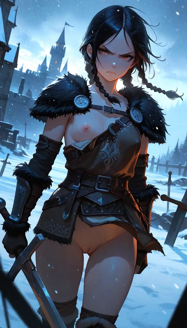 AI art '⚔️ Warrior girls: Rising Action'