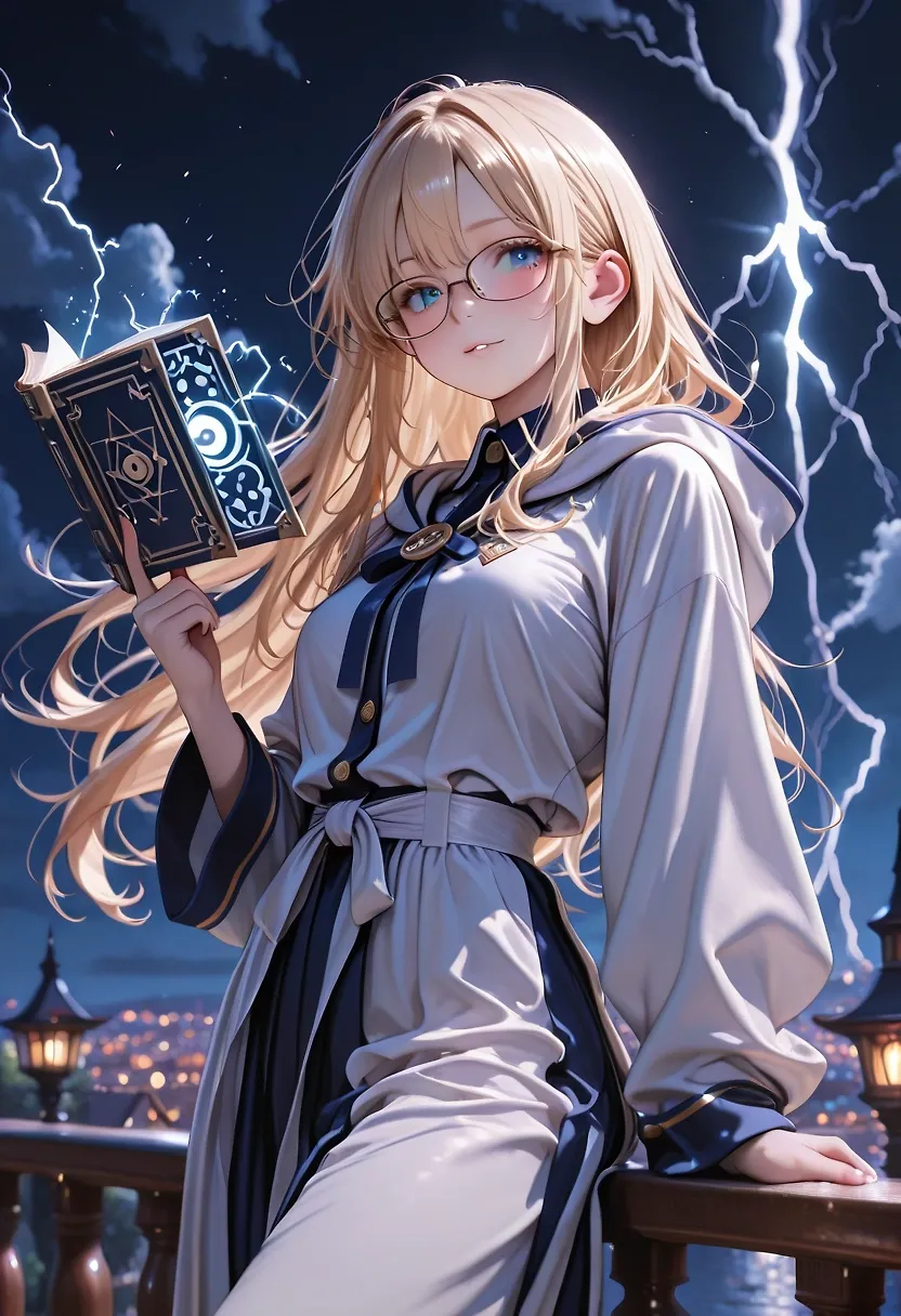 AI art "魔法使い"