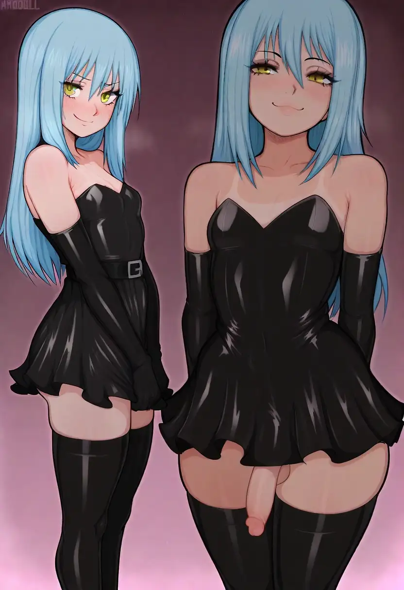 AI art 'Did they think I wouldn’t bring my love?' with user description 'My favorite waifu is a cute and hot femboy. 🔥🤤'