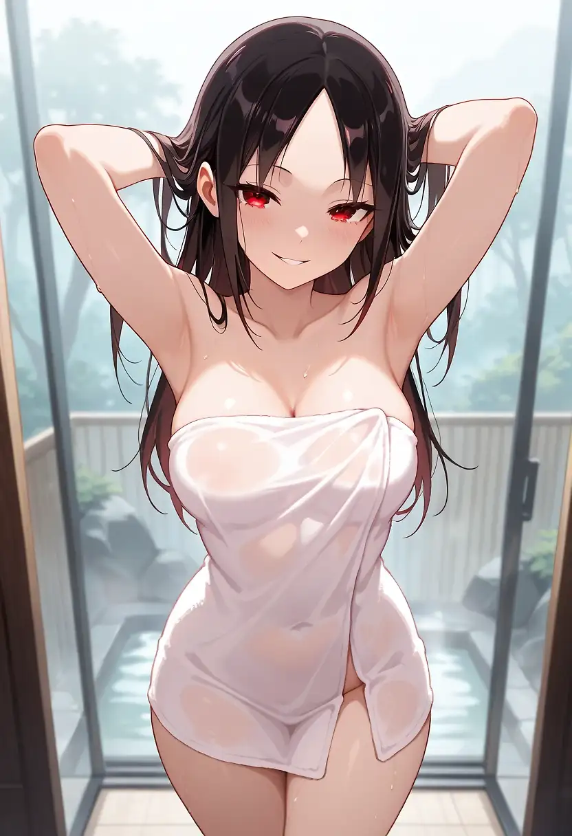 AI art "Kaguya Shinomiya"