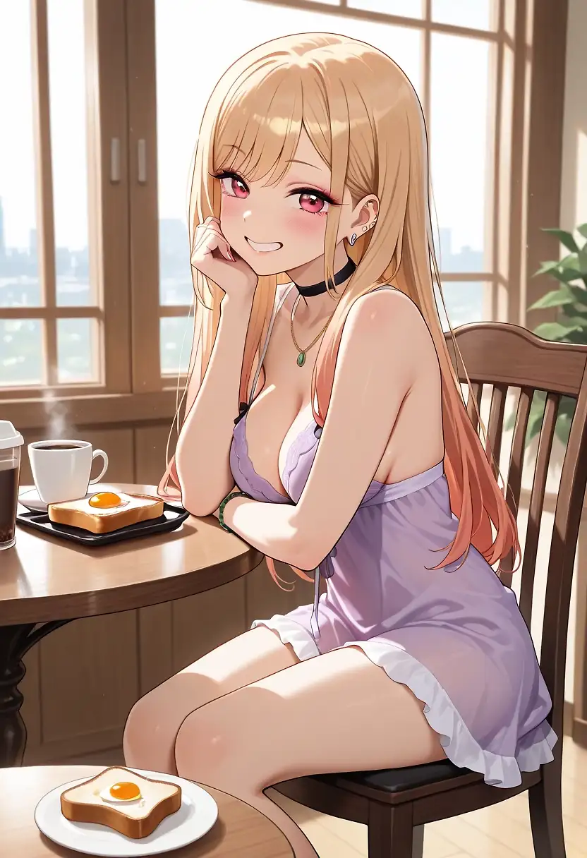 AI art 'happy breakfast'