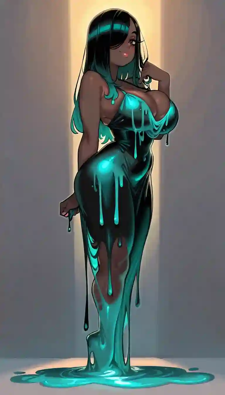 AI art 'Melting dress'