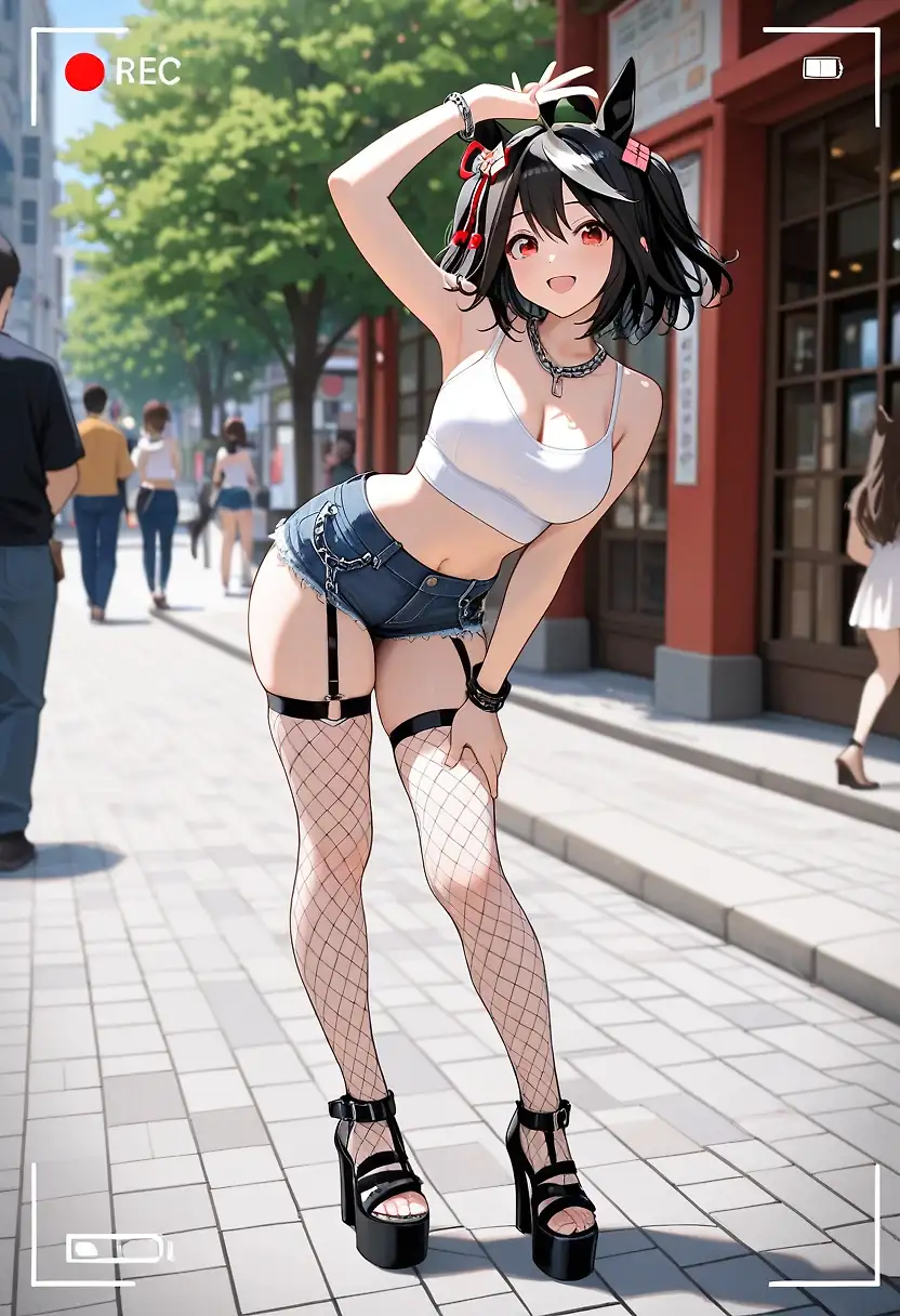 AI art "Modelling Kita"