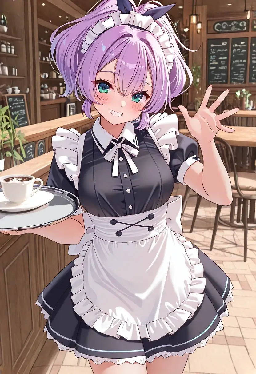 AI art "Javelin Maid Uniform"