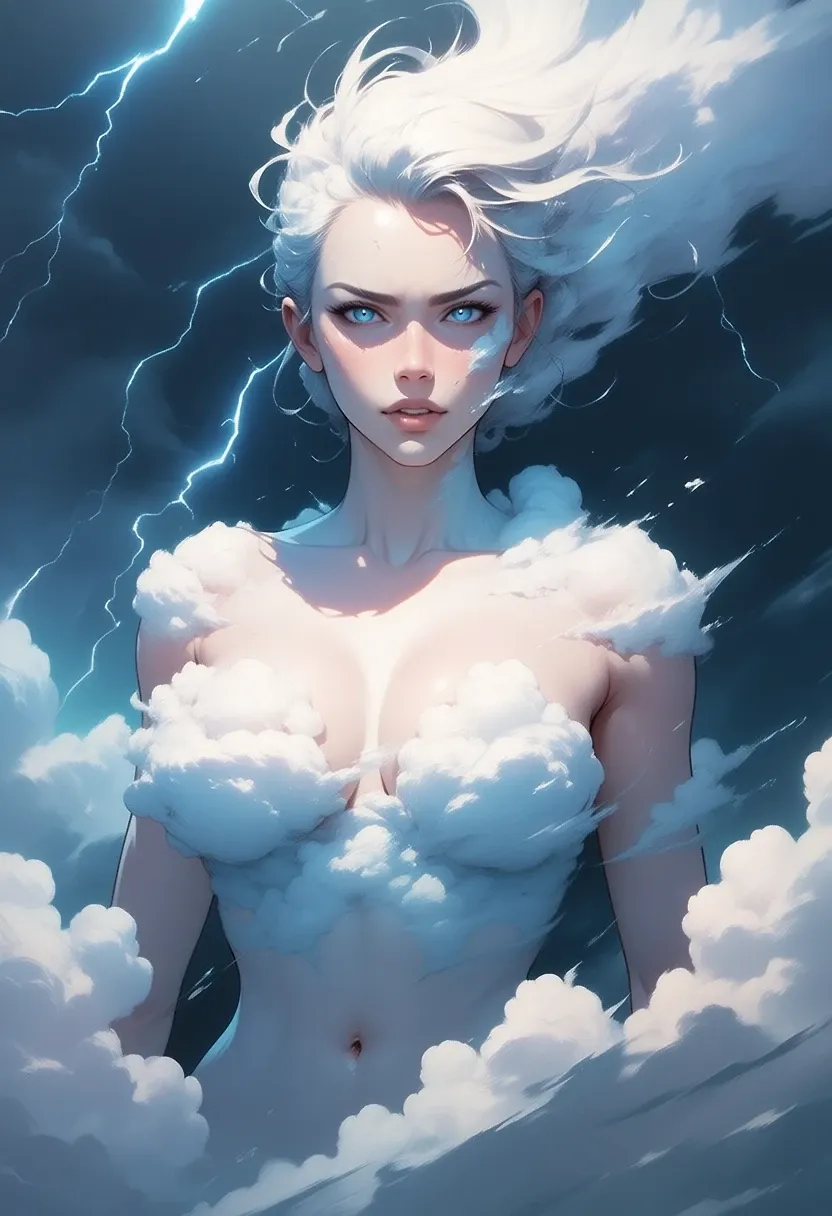 AI art "Storm maiden"