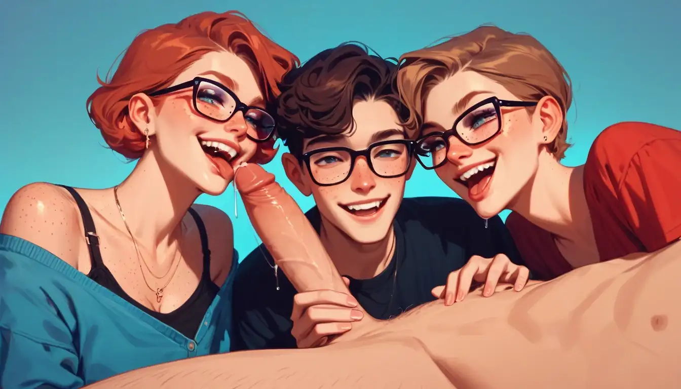 AI art 'They said they'd both blow you if he got to be first'