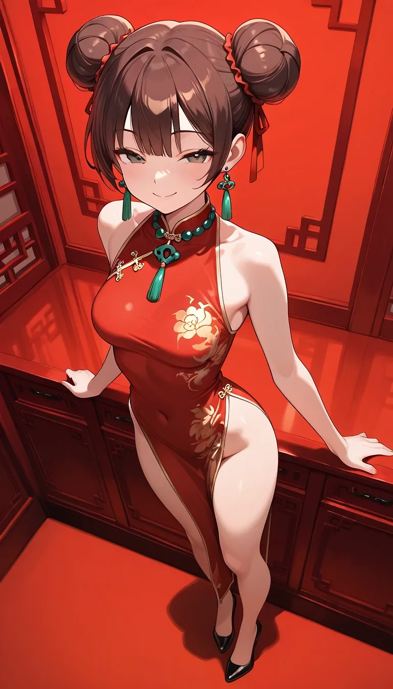 Lunar New Year model naughty edition