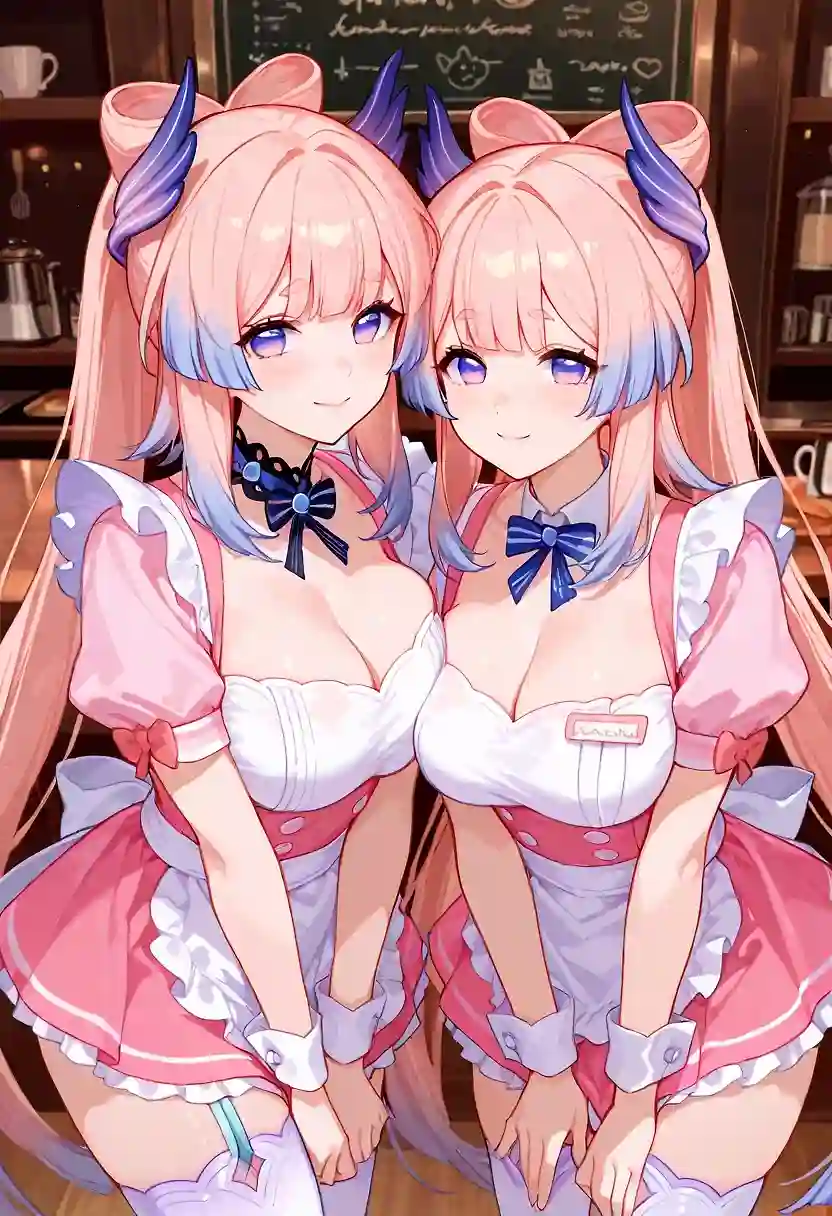AI art 'Kokomi waitresses'