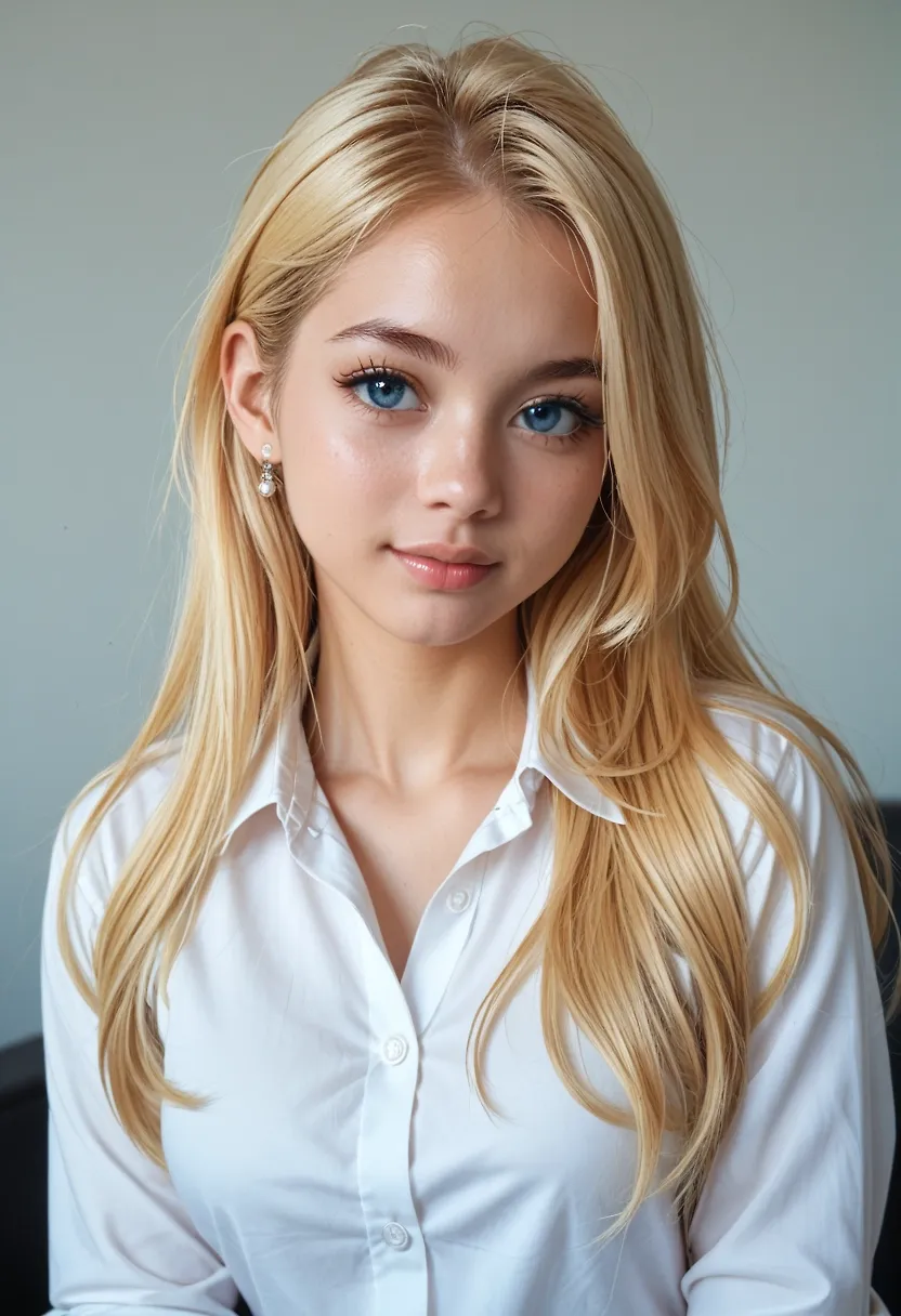 1girl, blonde, pretty