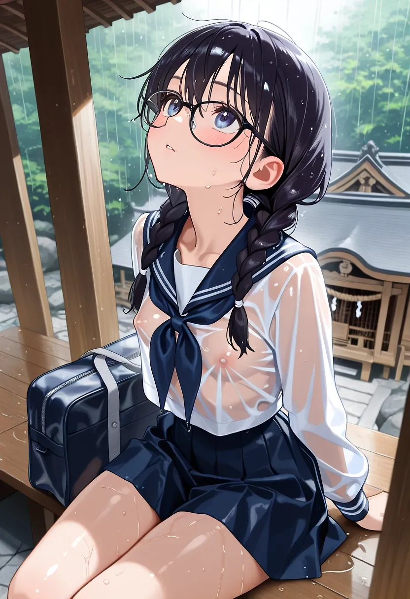 雨宿り