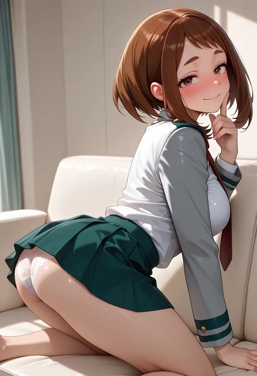 AI art "uraraka"