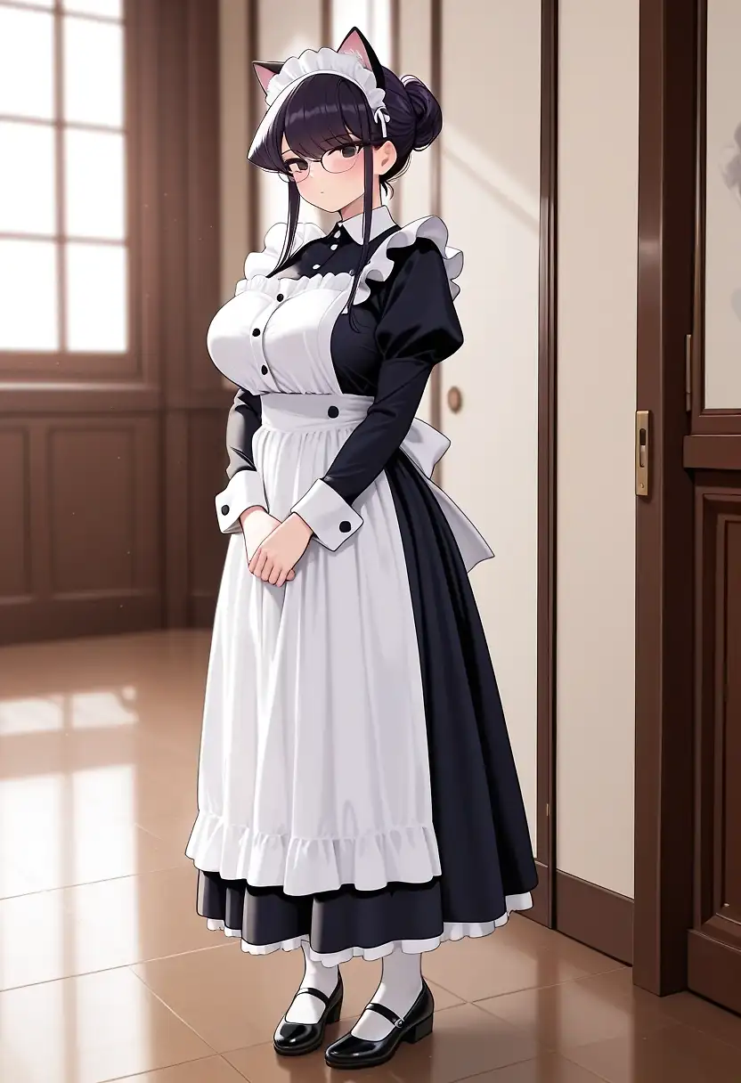 AI art 'Komi maid'