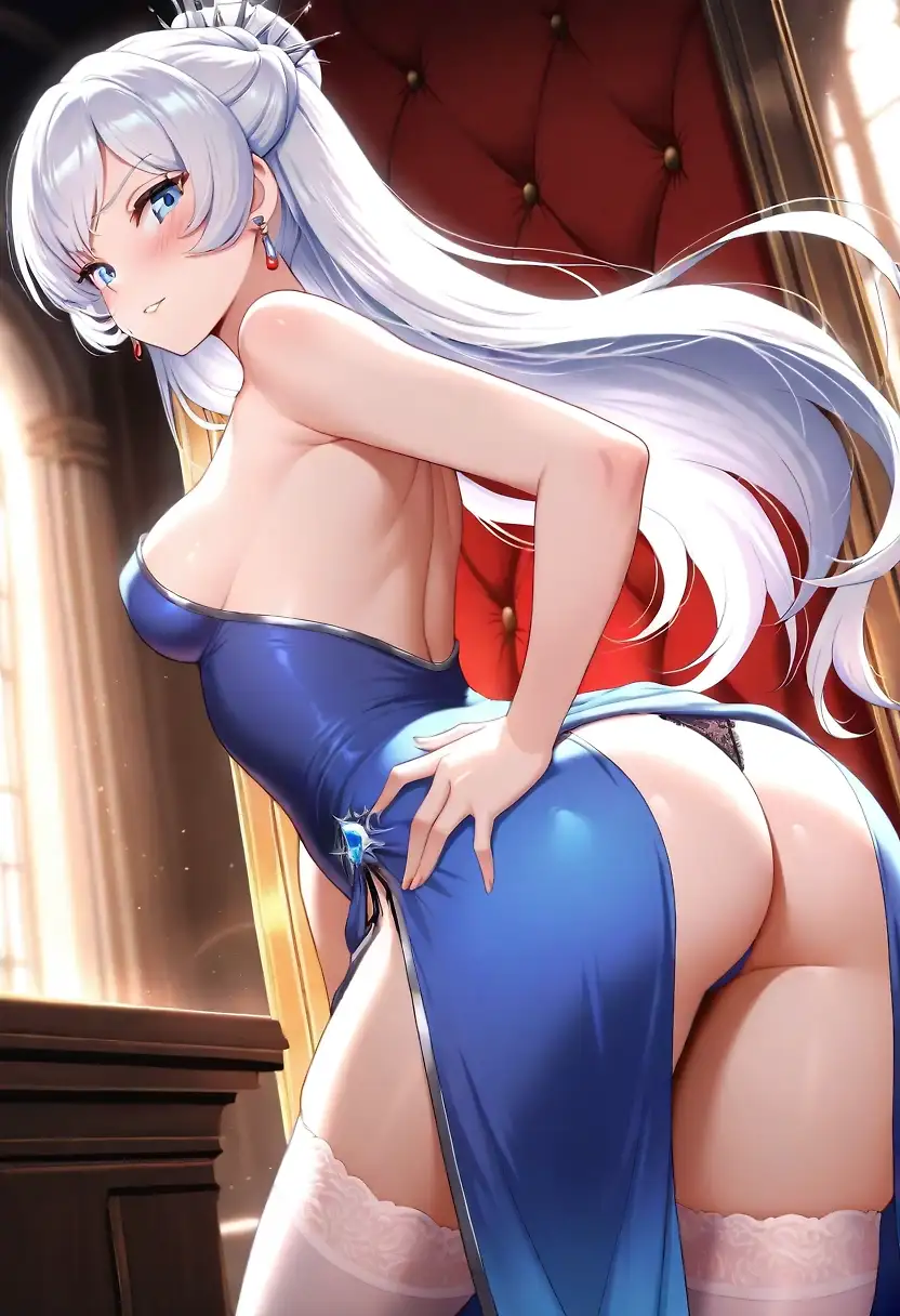 AI art "Weiss Schnee"