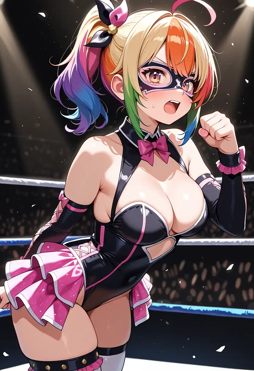 AI art 'プロレスラー'