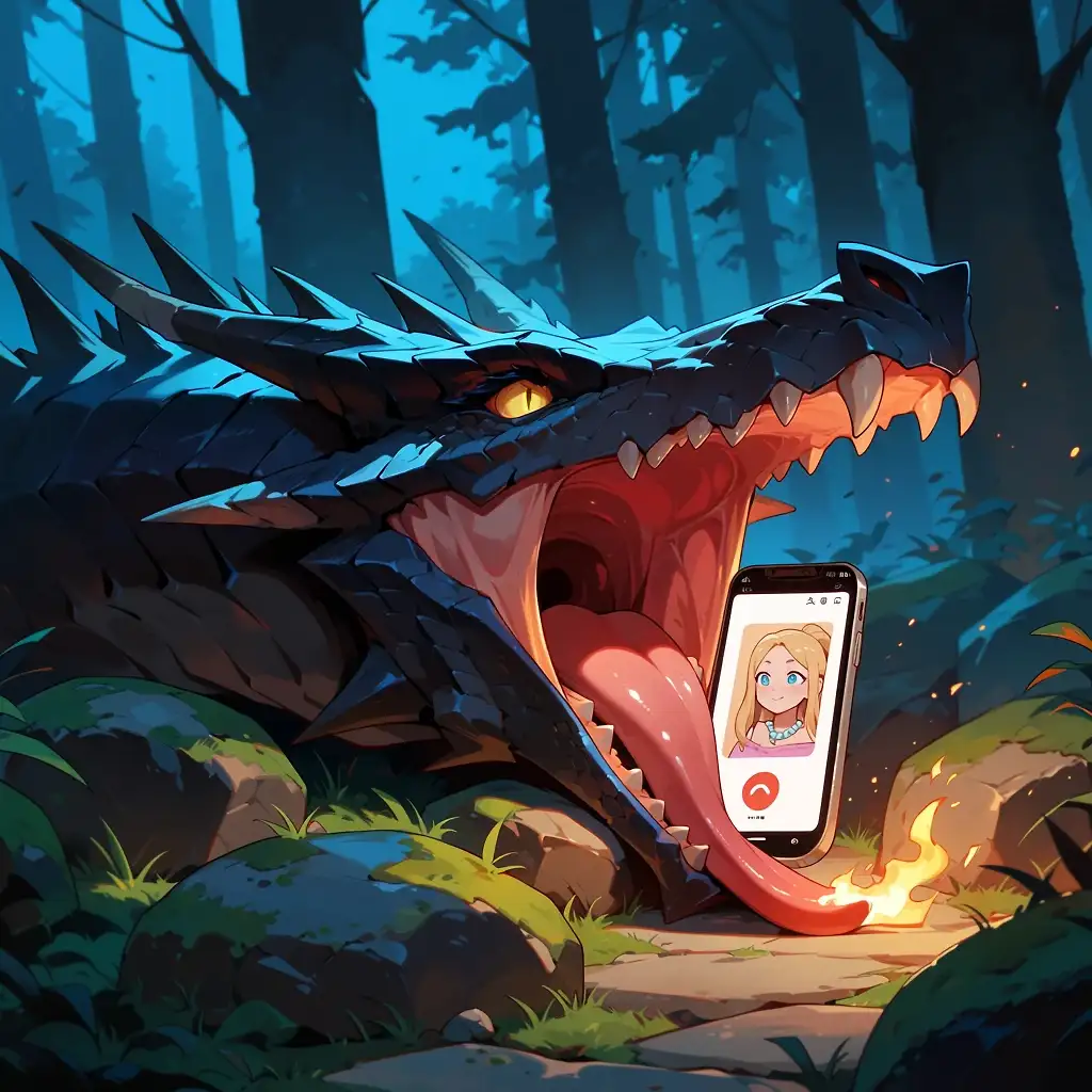 AI art 'Incredible 🫢 📱🐉' with user description '@cef_ultra i believe you.'