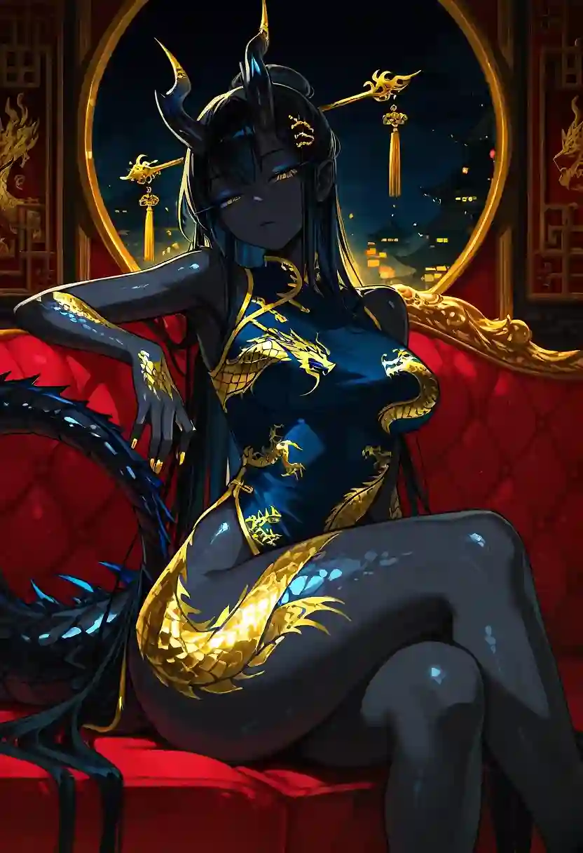 AI art "Ebon's resolve"