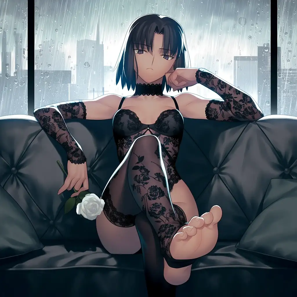 AI art 'Shiki Ryougi'