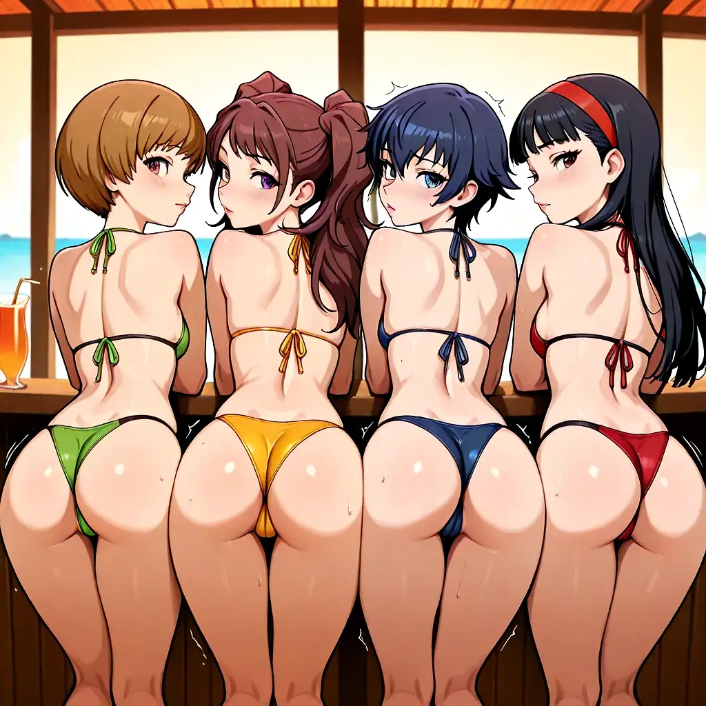 AI art "To the beach with the Investigation Team"
