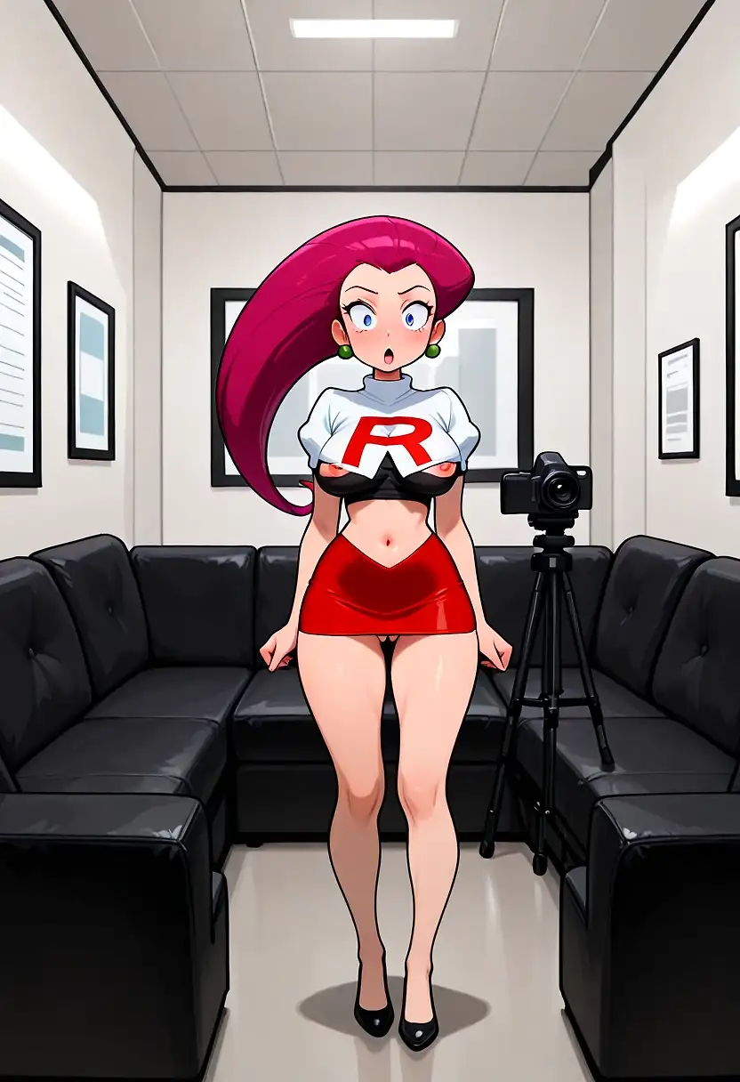 AI art 'Jessi has a job interview' with user description 'Let’s hope she has the skills to fill the positions'