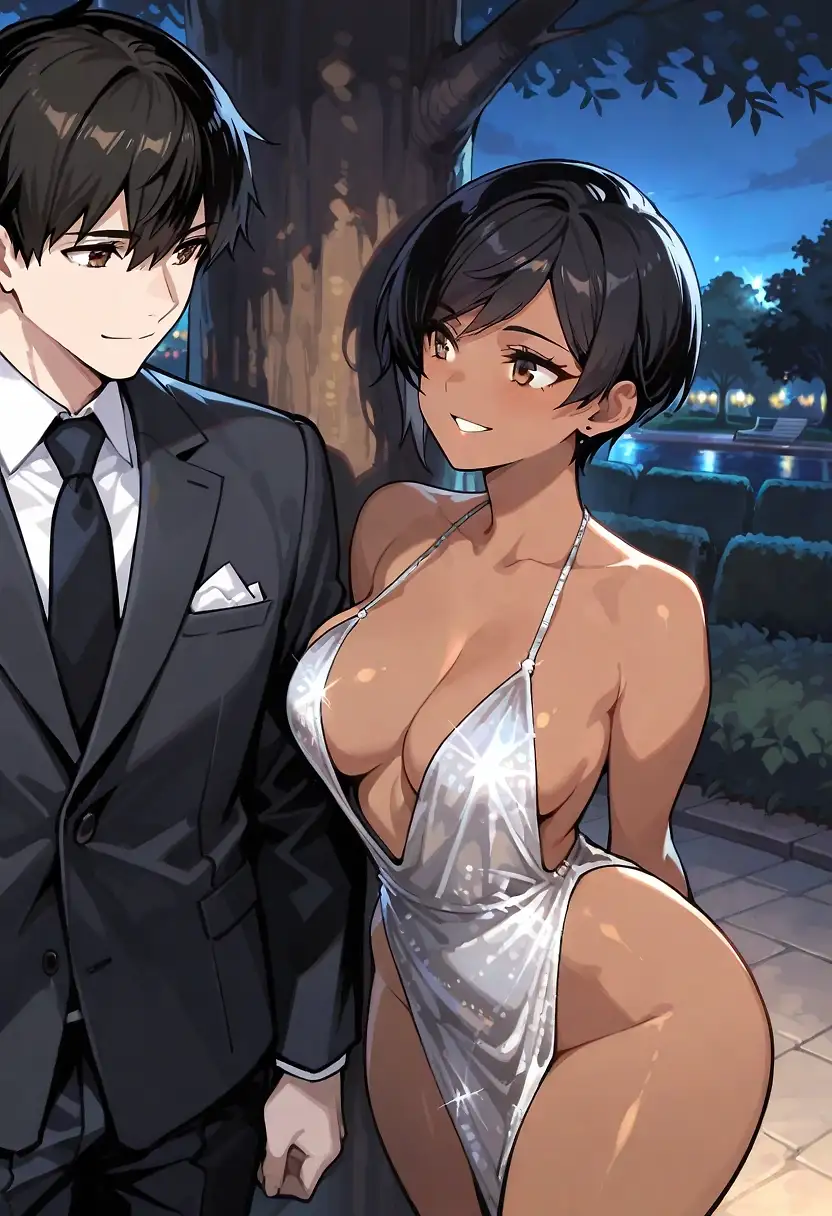 AI art "You are very quiet tonight..."