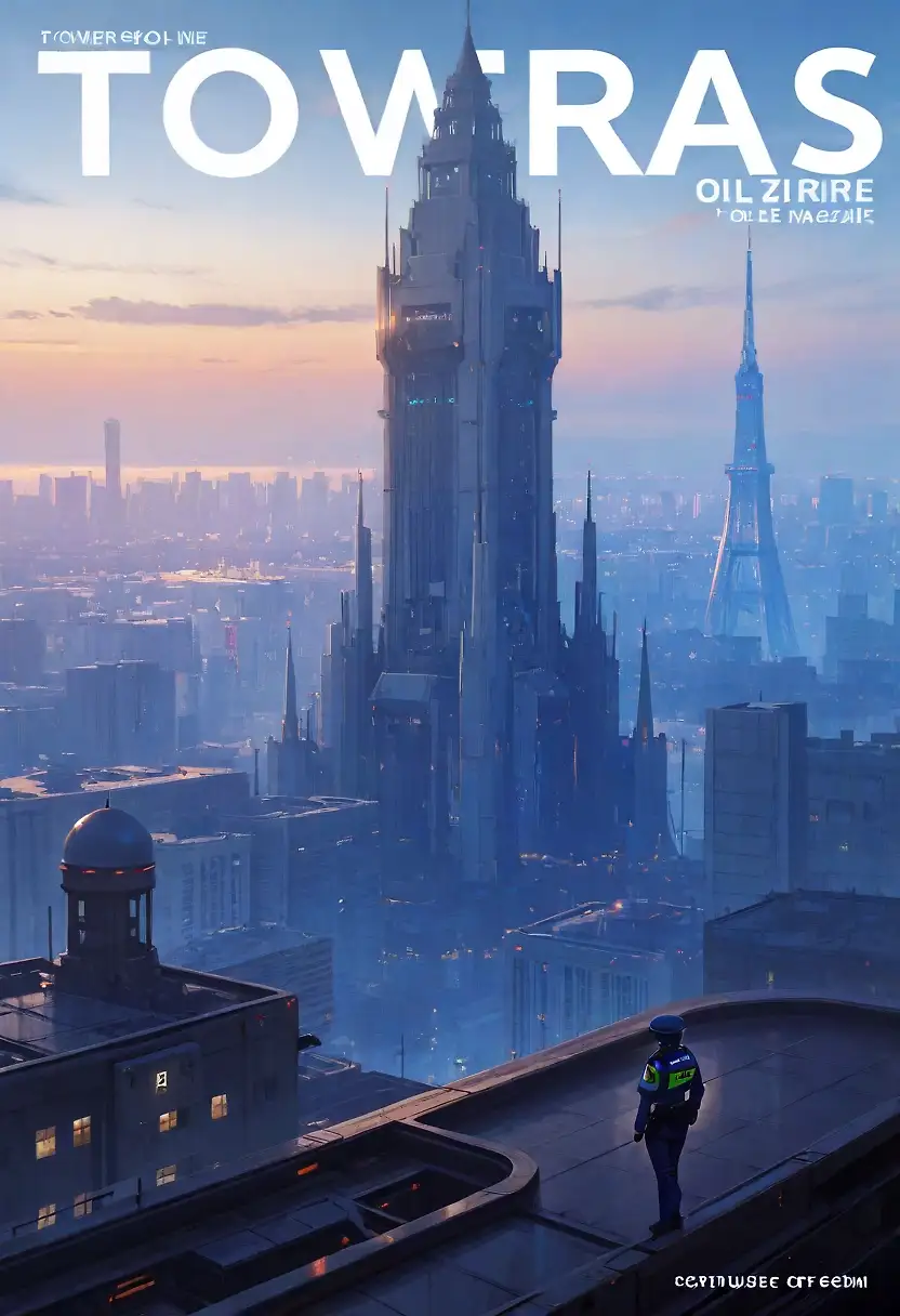 AI art 'Mega Tokyo 2032 AD File 0.1: Prolog Part 2' with user description 'File 0.1: Prolog Part 2
Classified: Top Secret

So this is it, the headquarter of the police in Mega Tokyo the AD Police Tower. I've to admit it's quite impressiv. The buildings entrence is a large windowed gate, it opened as i step trough it. In the large entery hall is much going on, many police officers are going about their work. It's quite noisy, i can't even hear myself think. I had no idea they were so busy, as a secret unit, we wouldn't normally come into contact with that. Ah there is the reception desk may i can find out here where i've to go. As i get near the desk the officer behind take notice of me and beckons me over.

Officer: Ah miss Amano, good morning. I hope recovered well from your injuries?
Hana: Good morning, yes i feel much better, thank you. Do we meet before?
Officer: No ma'am, but it's my job to know who enter this building.
Hana: Impressiv, anyway would you please tell where i can find the homicite office? I don't want to late at my frist day.
Officer: I fear i can't do that, the chief wants to see you frist.
Hana: The Chief? Can't this wait until I introduced myself?
Officer: His order was unambiguous, i fear. His office is on the top floor, please take the elevator on the left side of reception.
Hana: Allright, thank you very much.

He nods and gestures towards the elevator. I'm getting used to the noise level by now. I catch snippets of conversation: "Have seen her arms?" as the elevator doors closing. I push the button for the top floor and the elevator starts moving. I can understand their concern, such cyberware is not widespread. As i reach the top floor i enter a hallway which leads to the chiefs office. I stop at the door and knock. After a few secounds the chiefs voice, invites me in. I grab the door handle and open the door. Shit did i just broke the door handle? I've to watch the force level of what i grab, i hope i won't harm somebody. The chief is sitting on a couch, he is watching as i enter the office. I salute and wait that he take the word.

Chief: Good morning STG Amano, how do feel?
Hana: Good morning Sir, there must a misstake i don't have the rank of STG.
Chief: There is no misstake STG, now you are. After all what happened, that's the least I could do. Please take a seat.
Hana: Thank you Sir!

He gestures to a armchair and i follow his lead.

Chief: You are here, so i can brief you myself. Offically the squat was disbanded, i spread this rumor so the corperation can think they are save. Every member of the squat is now on a undercover mission. Through our whistle blower and the information you gathered during your imprisonment. The divice he wanted to hand over was called OMS, we don't have any reports over it in our files. However the are rumors that it could be related to the boomer cases. Your job at homicite is to find clues for this and find out how many murders are actually committed by boomers. 
Hana: Yes i understand Sir!
Chief: I don't have to remind that the misson is classified as top secret!
Hana: Understood Sir!
Chief: Good, now back to my question. How do feel?
Hana: Better then i thought Sir, i get along with these cyberarms but i've to watch out with the force level. I fear i broke the door handle of your door Sir.
Chief: Don't worry about the door handle. Give it time but let your arm recalibrate, this could be a problem. Allright do you have any questions?
Hana: Sir did heared something from Ryu?
Chief: Yes he is doing fine. I know that you two are related but please hold on a little bit longer, ok?
Hana: Allright Sir.
Chief: That's all for now, go to changing room and take your AD Police vest and introduce you to CAP Tanaka.
Hana: Yes Sir!

I salute again and left his office. On the way to the changing room i take the elevator to the 5th floor and walk down the hallway. I take a look around as i enter until i find a locker with my name on it. Inside is a AD Police vest, i grab it and put it on. I close the locker and went to go. As soon as i step out of the door i running in somebody. Surprisingly i closed my eyes.

???: Hey that hurts, can't you watch out?
Hana: I'm sorry i didn't see you coming.

Before me, a young woman is sitting on the ground nearly shocked as i'm. I give her a hand and lift her up.

Hana: I'm sorry officer... Romanova. I'll more careful from now on.
Officer Romanova: Where did you know my name? I didn't introduce my self yet...
Hana: Your name sign?
Officer Romanova: Oh yes... in that case you are... detectiv Amano.
Hana: Are you injured?
Officer Romanova: What me? No no i'm fine... i be late i've to go now... bye until next time.

She smiled at me and as fast we ran in each other she is gone. Strange woman, now to CAP Tanaka.

You reached the end of this file. Don't forgot to close it if you are finished.'