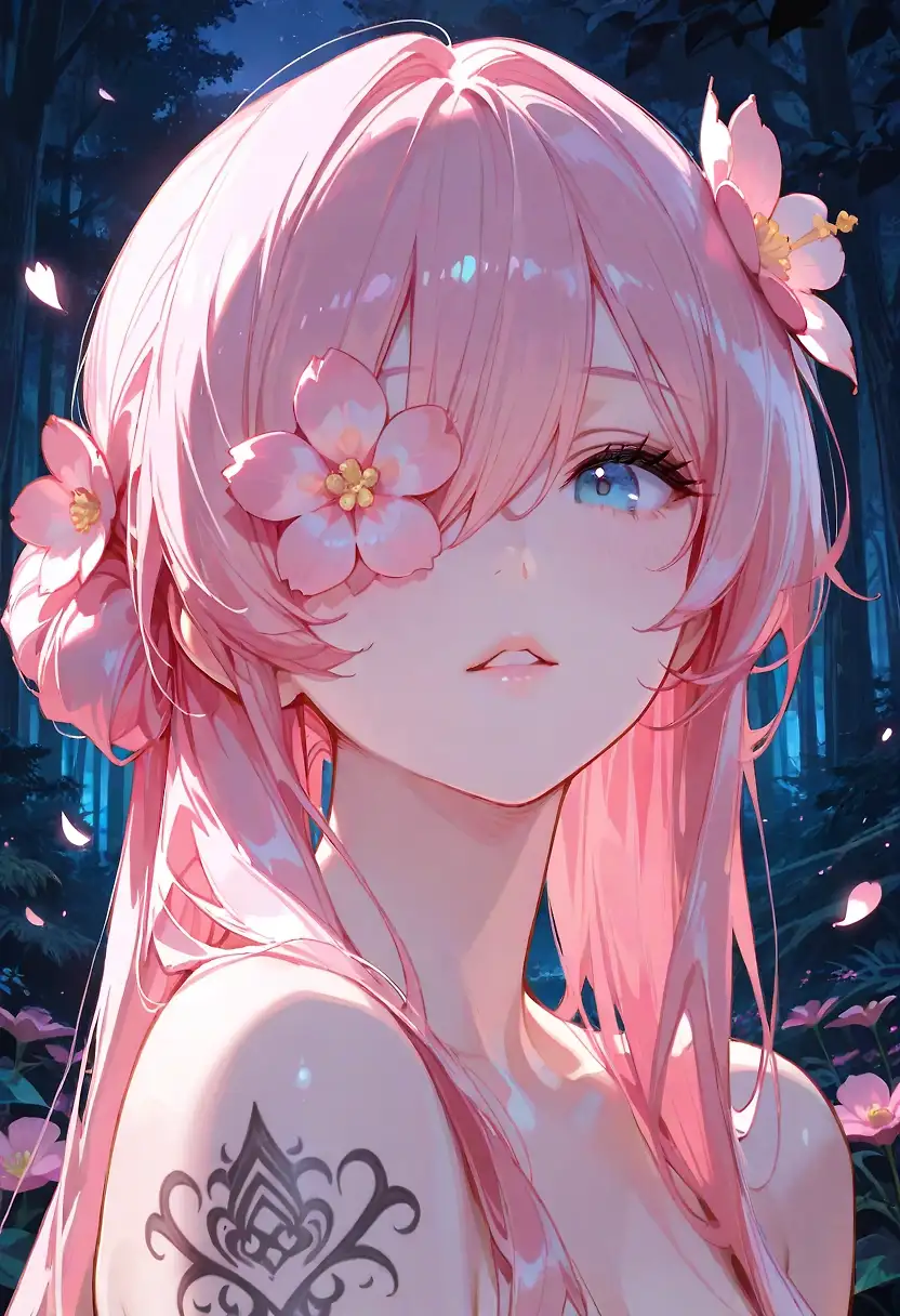 AI art "Flowered"