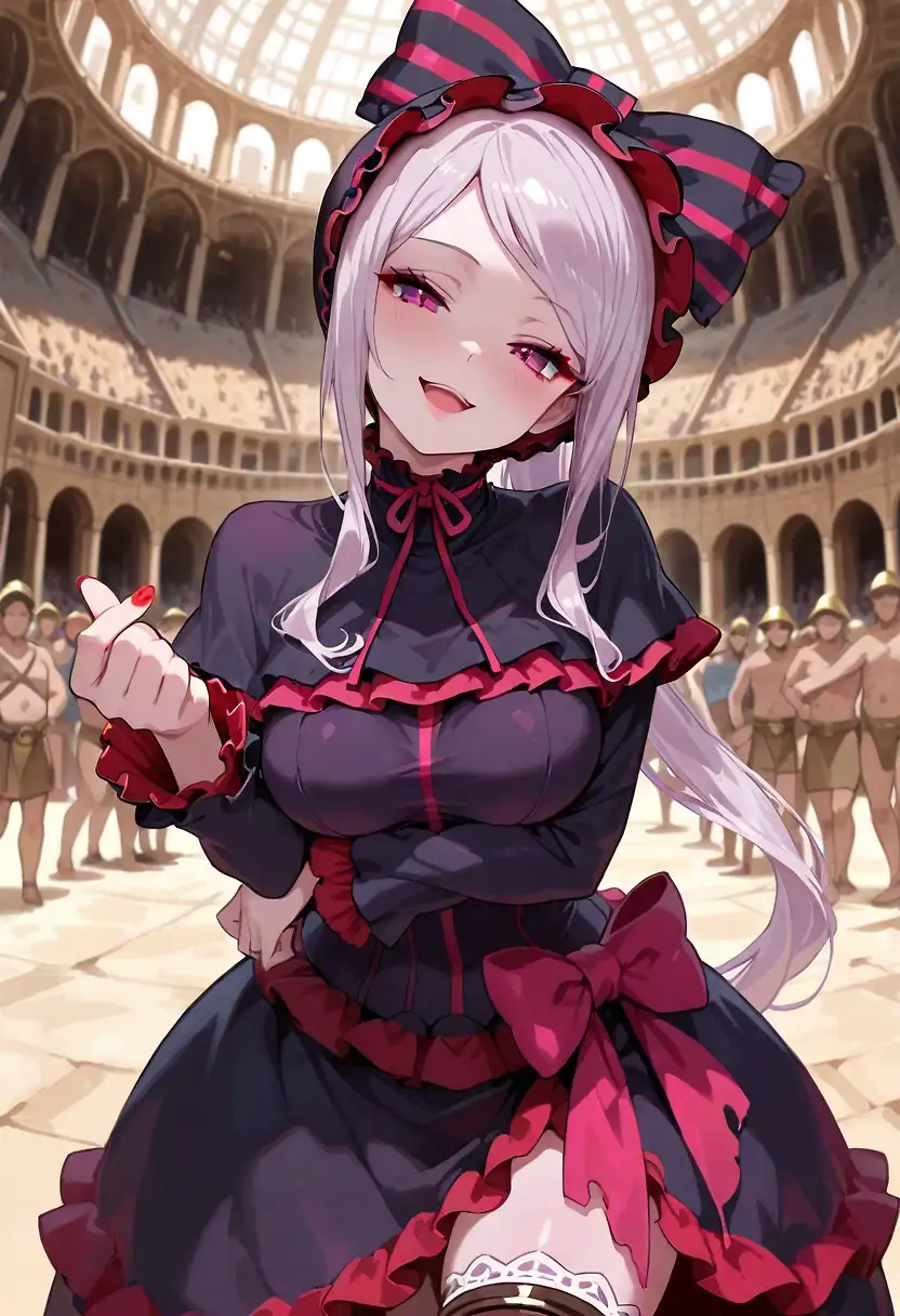 AI art "Shalltear's Gladiatorial Debut"