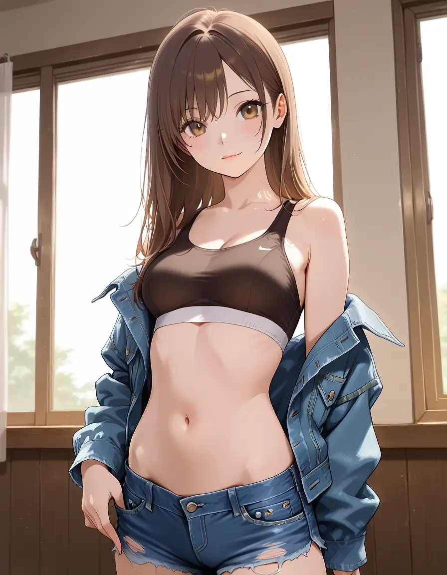 AI art 'In her sports bra'