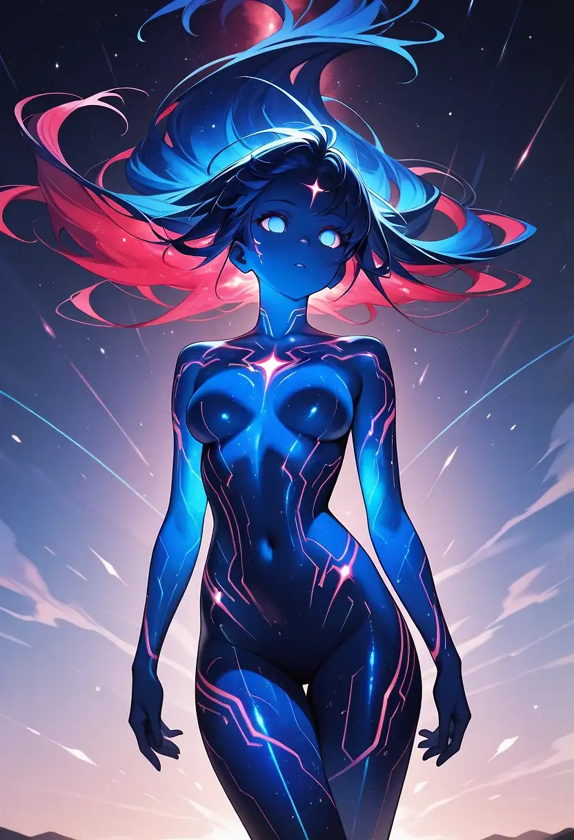 AI art 'Goddess Red M.'