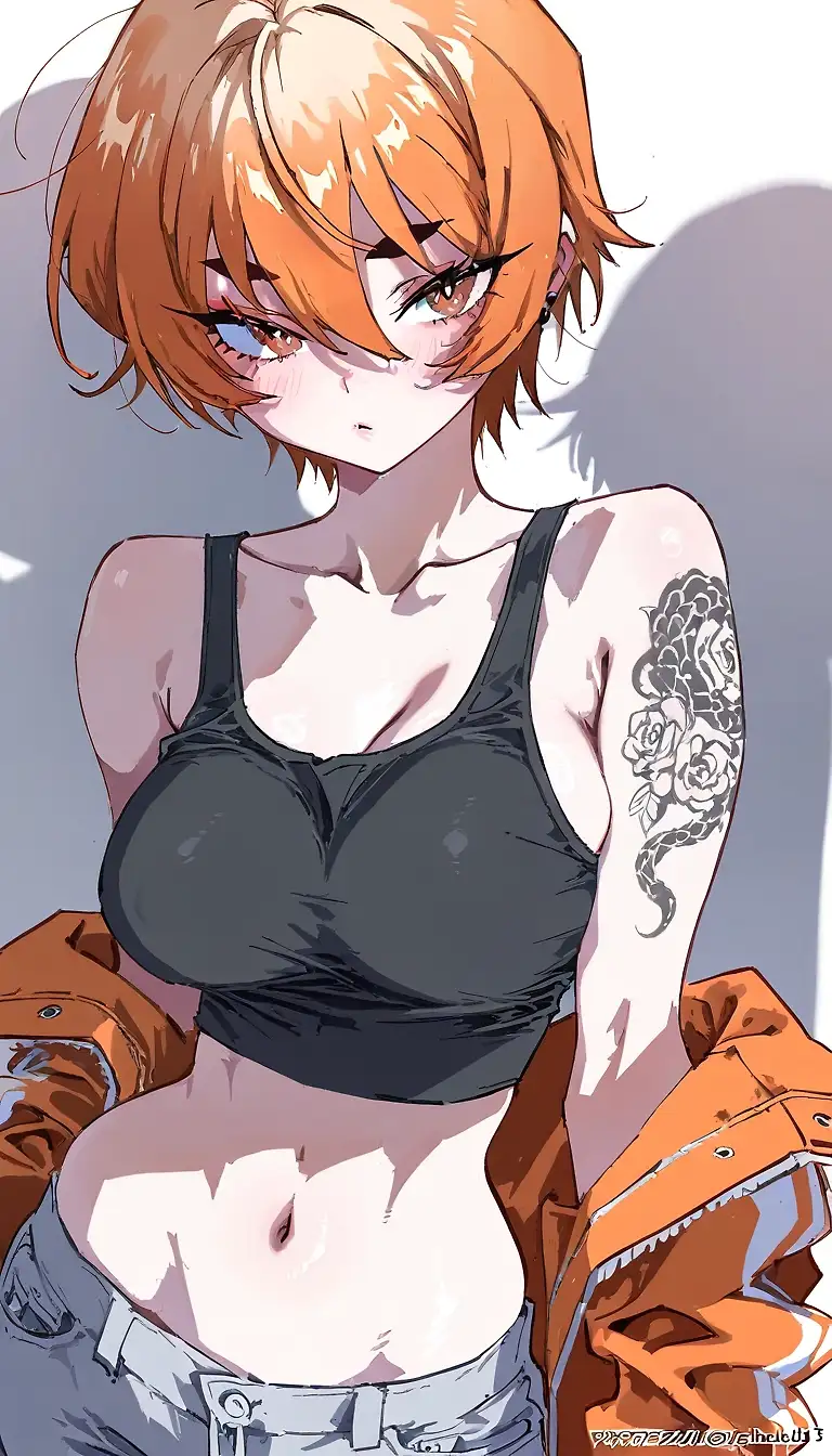 AI art "redhead tomboy 2"