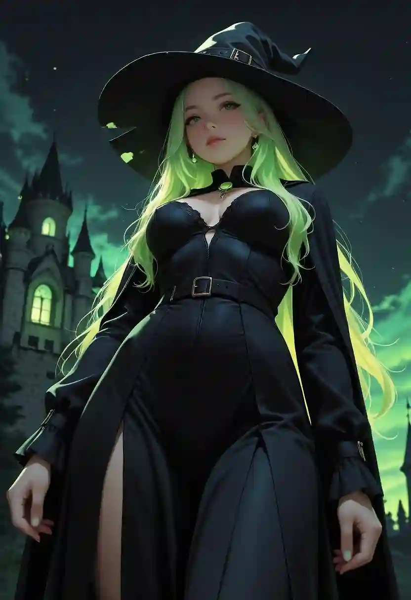 AI art "The Witches Castle"