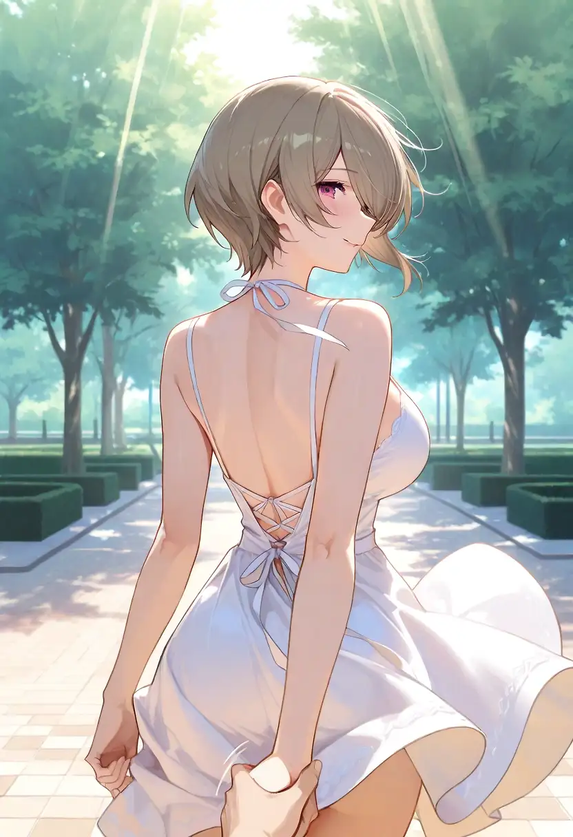 AI art 'A walk in the park with Rita'